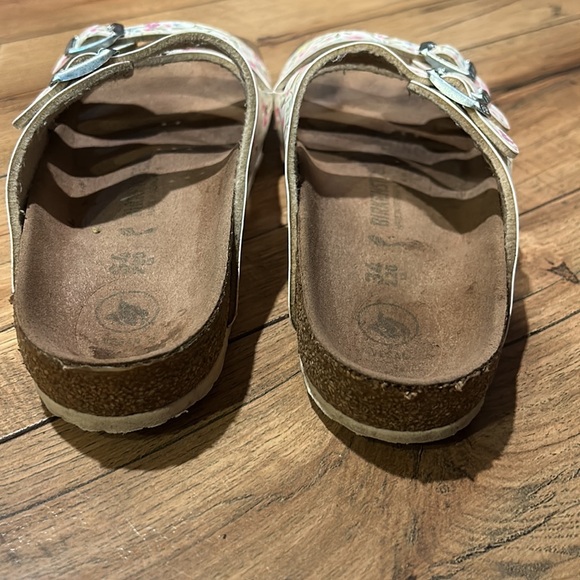 Birkenstock Florida Vegan Birko-Flor Beach Floral Sandals Girl's 3 Euro 34 - Picture 6 of 8
